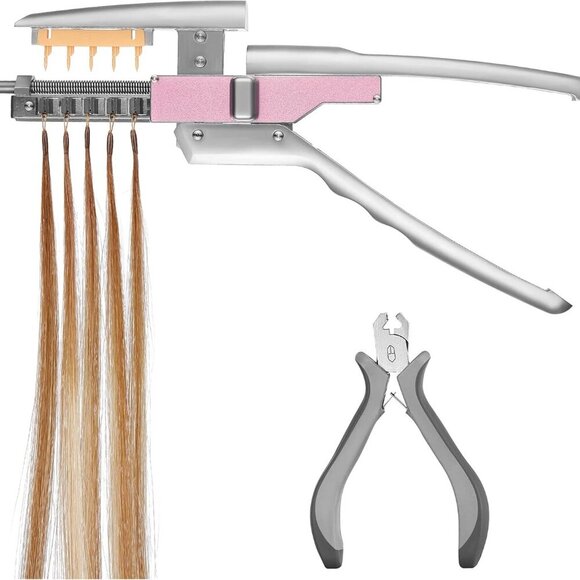 6D 2nd Generation Hair Extensions Machine, No-Trace Hair Extensions Tool Kits - Picture 1 of 6